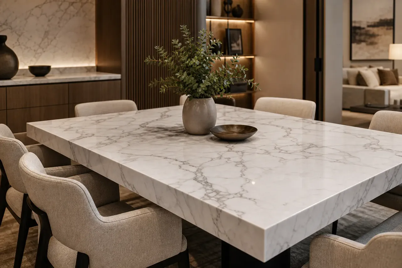Calacatta Corchia Dining Table