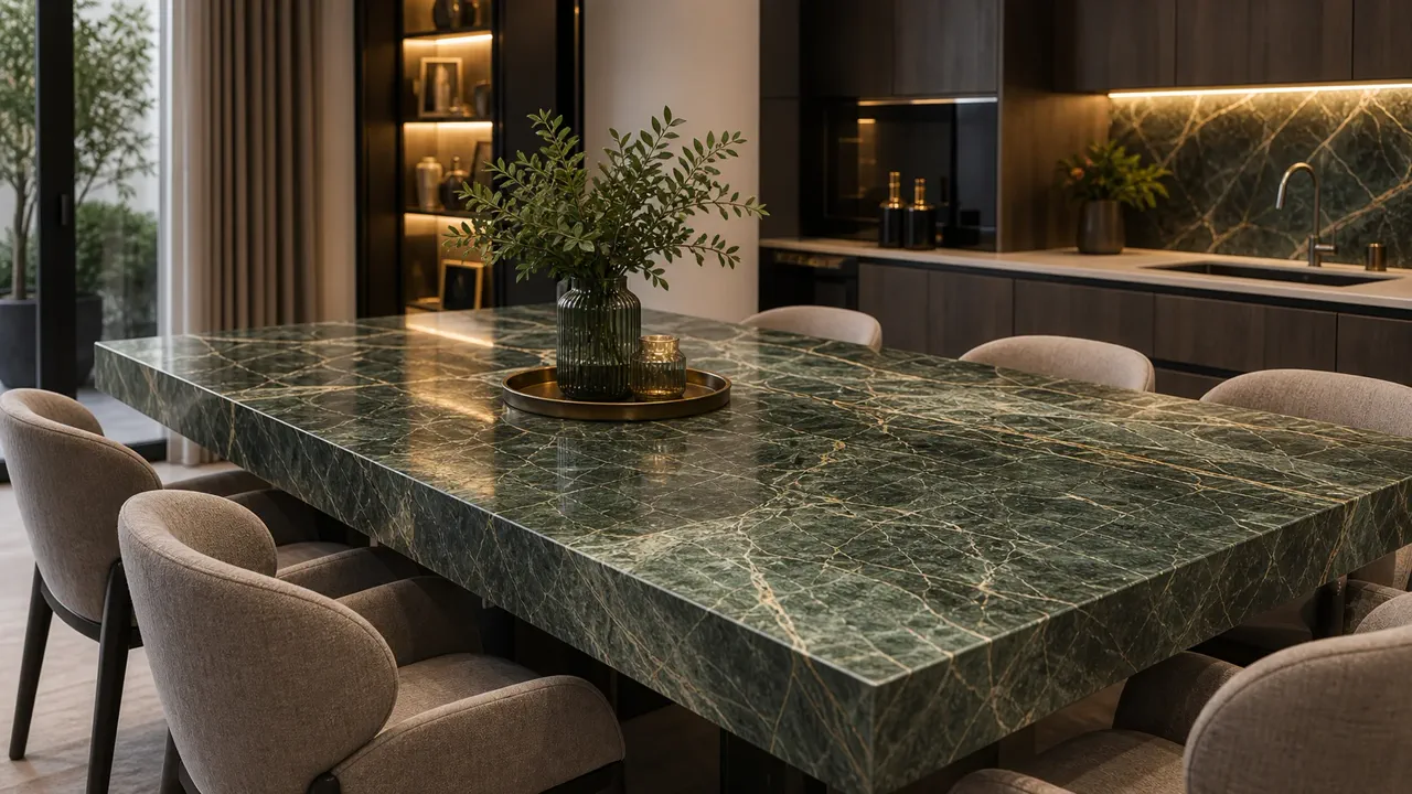 Mystic Green Dining Table
